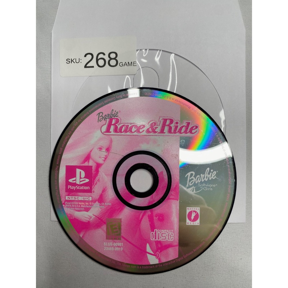 Barbie Race & Ride Sony PlayStation PS1